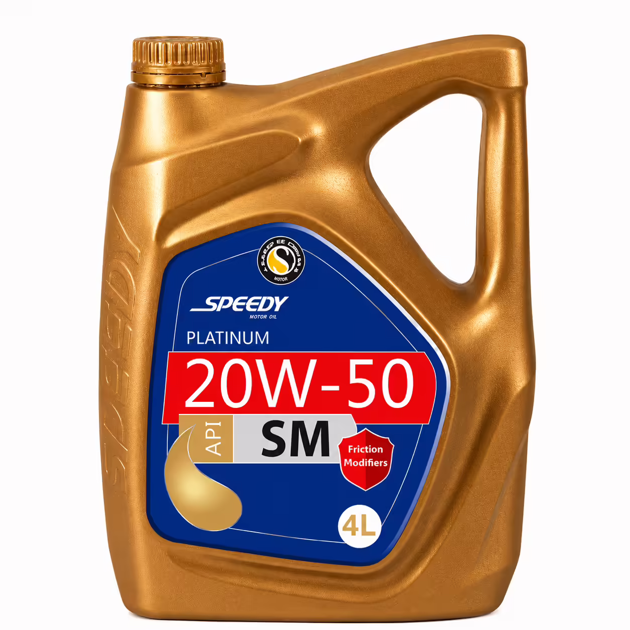روغن موتور پلاتینیوم اسپیدی 20W50 SM پلاستیکی 4 لیتر