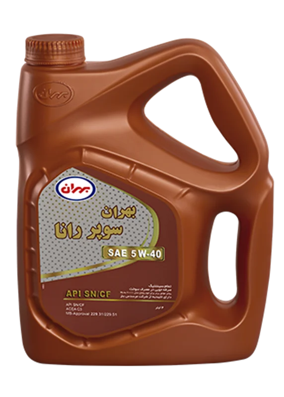 روغن موتور بهران مدل سوپر رانا 5W40 API SN/CF چهار لیتری