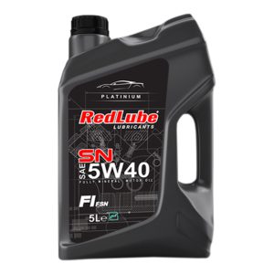 روغن موتور خودرو ردلوب پلاس F1/FSN-5W40 فول سنتتیک حجم 5 لیتر