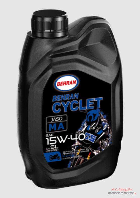 روغن موتور بهران سیکلت SAE 15W-40